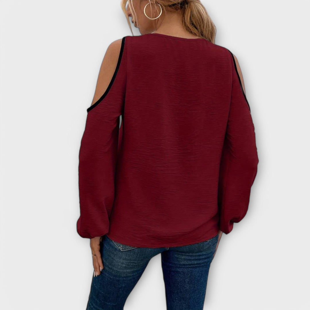 Ruby | Blouse With Square Neckline