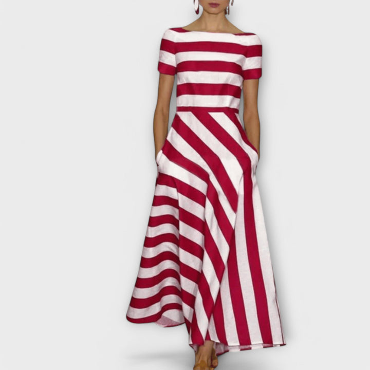 Isabel | Striped Maxi Dress