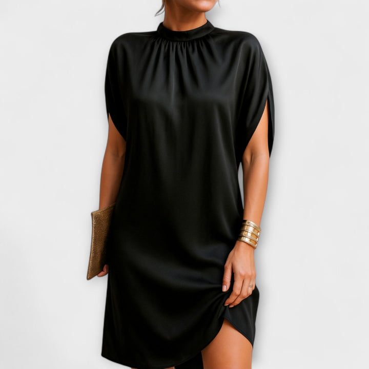 Audrey | Structured V-Neck Dress