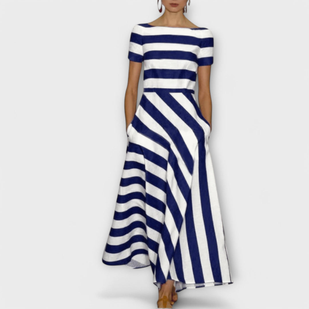 Isabel | Striped Maxi Dress