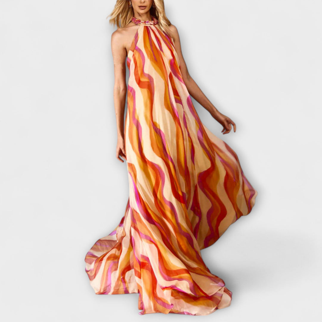 Alison | Printed Maxi Dress
