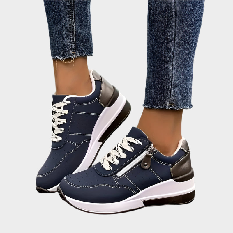 Erin | Thick Sole Zip Shoes