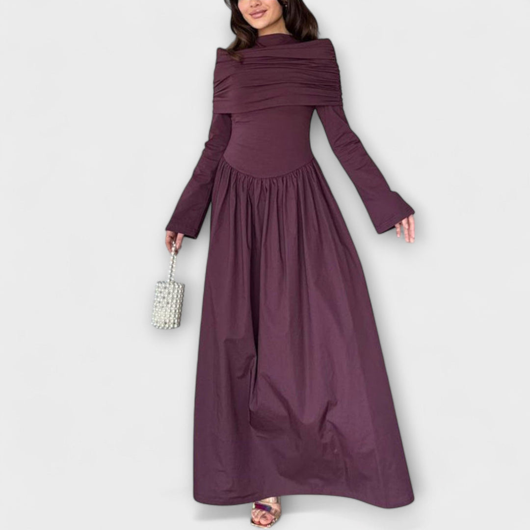 Olive | Elegant Pleated Dress