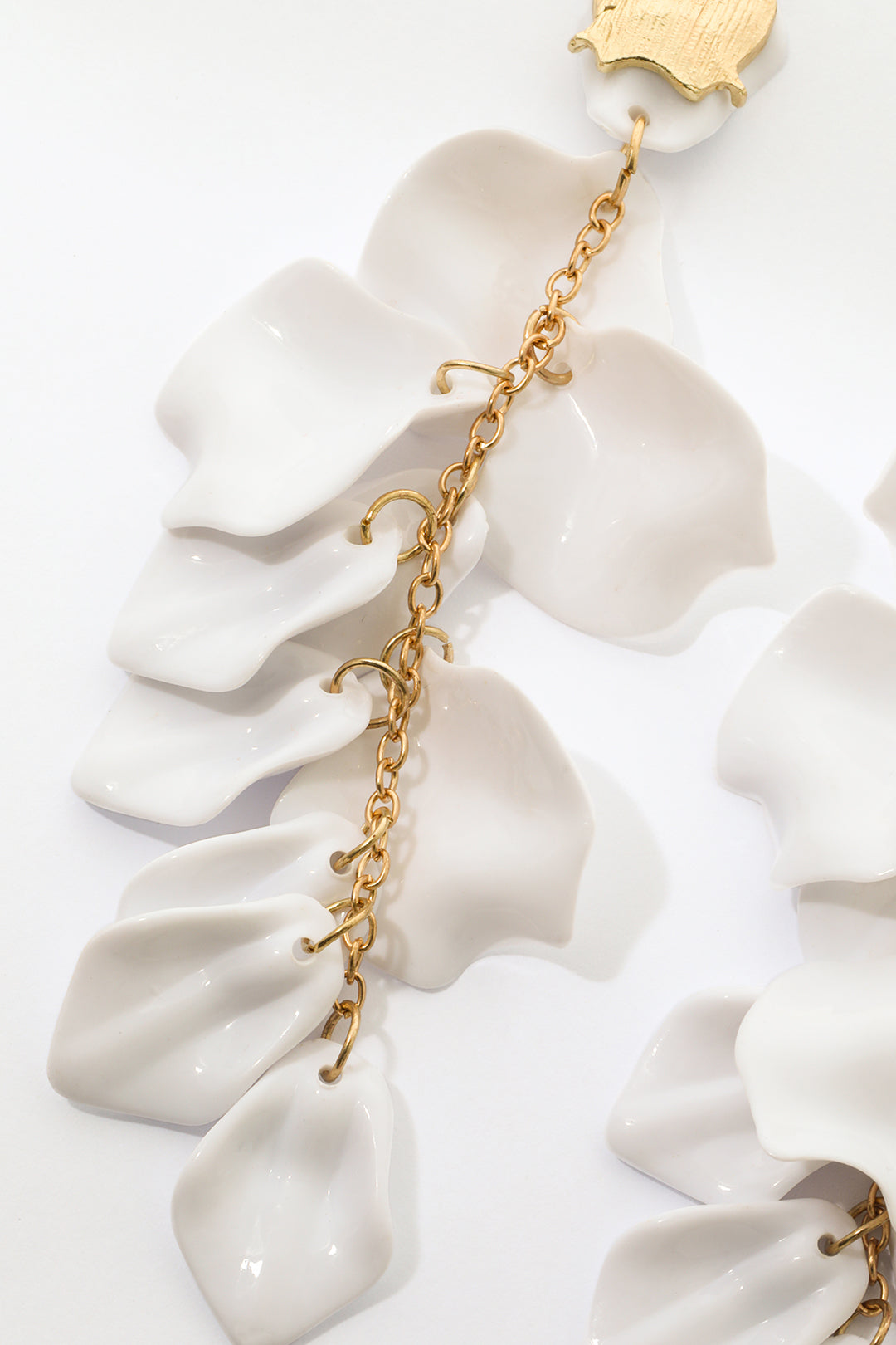 Earrings in Orchid Petals