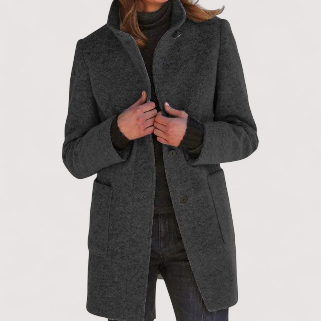 Amina™ | Classic Wool Blend Coat