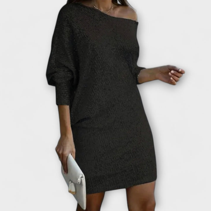 Jessica | Contrast Sequin Party Dress