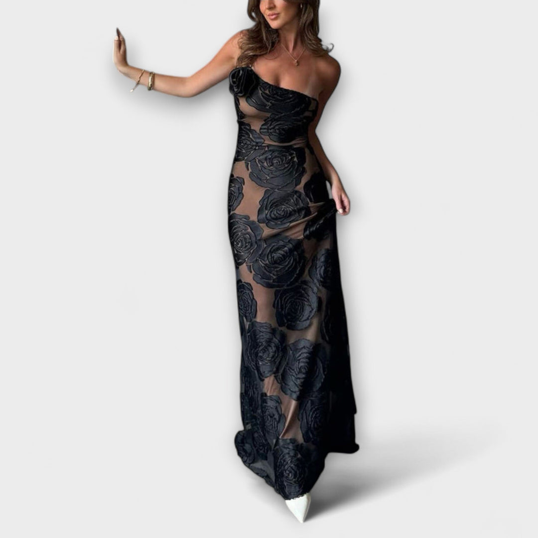 Leah | Floral Maxi Dress