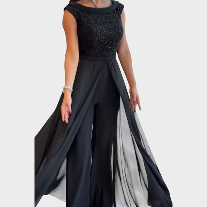 Cara | Sleeveless Evening Jumpsuit