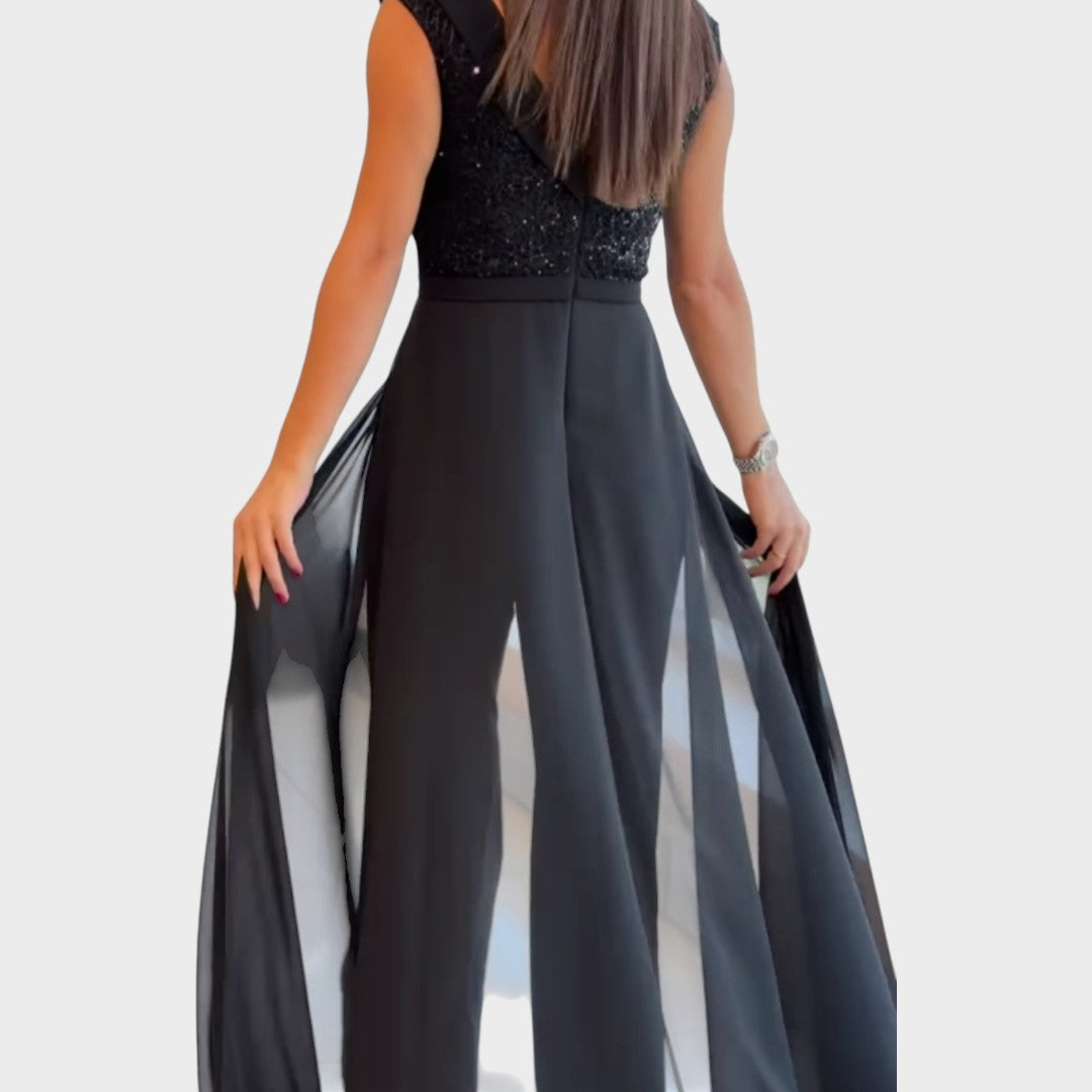 Cara | Sleeveless Evening Jumpsuit