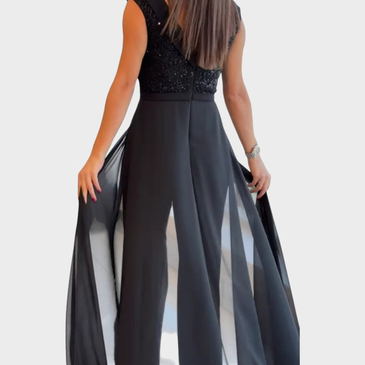 Cara | Sleeveless Evening Jumpsuit