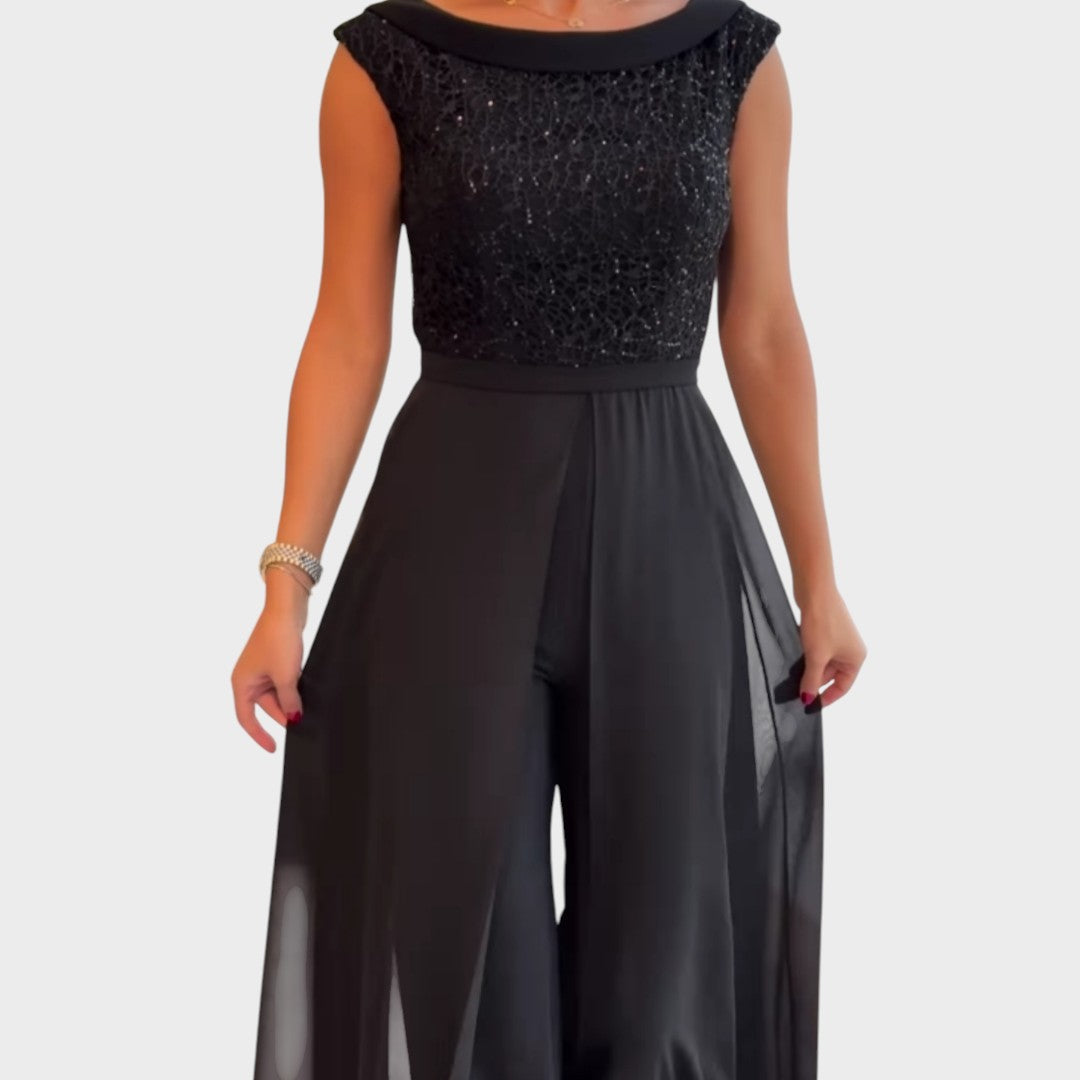 Cara | Sleeveless Evening Jumpsuit