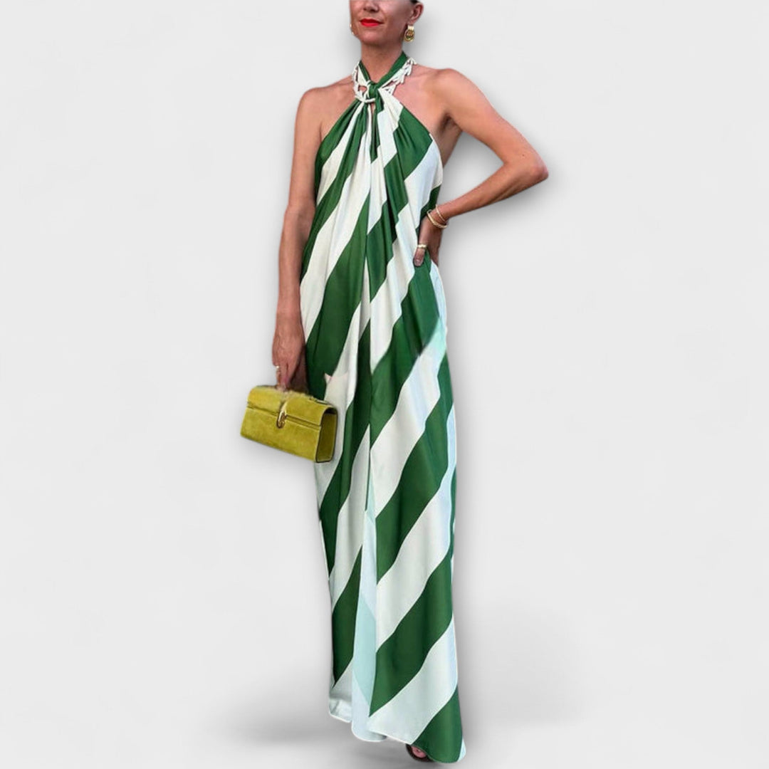 Gail | Striped Maxi Dress