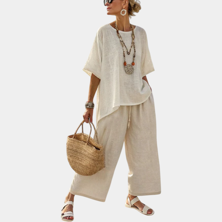 Beatrice | Essential Comfortable Top and Wide Trousers