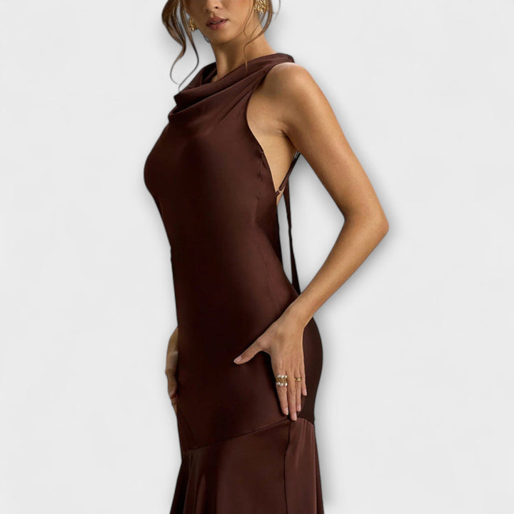 Julia | Silk Maxi Dress