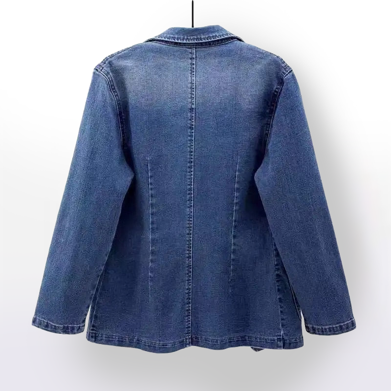 Sandra - Classic Denim Blazer