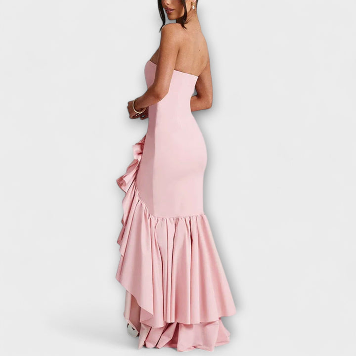 Patricia | Asymmetric Maxi Dress