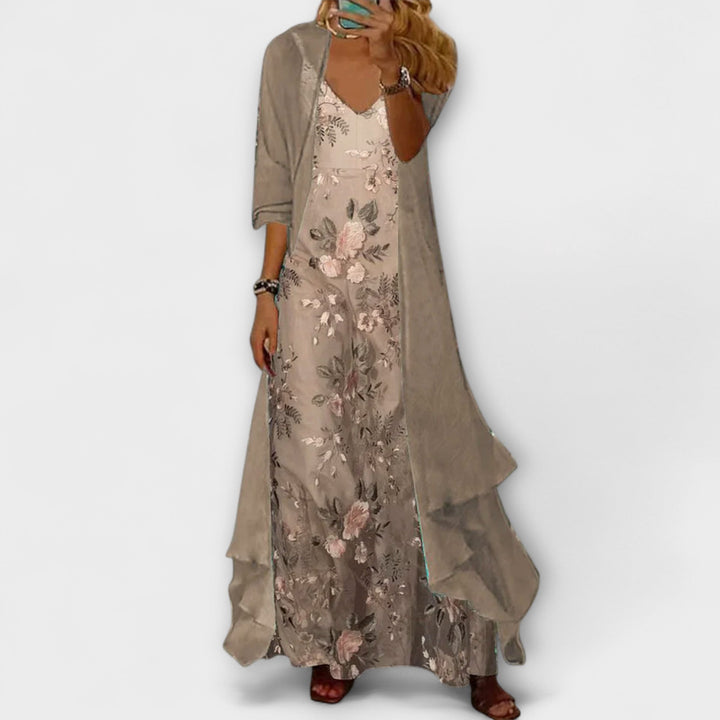 Esther | Maxi Dress and Jacket Set