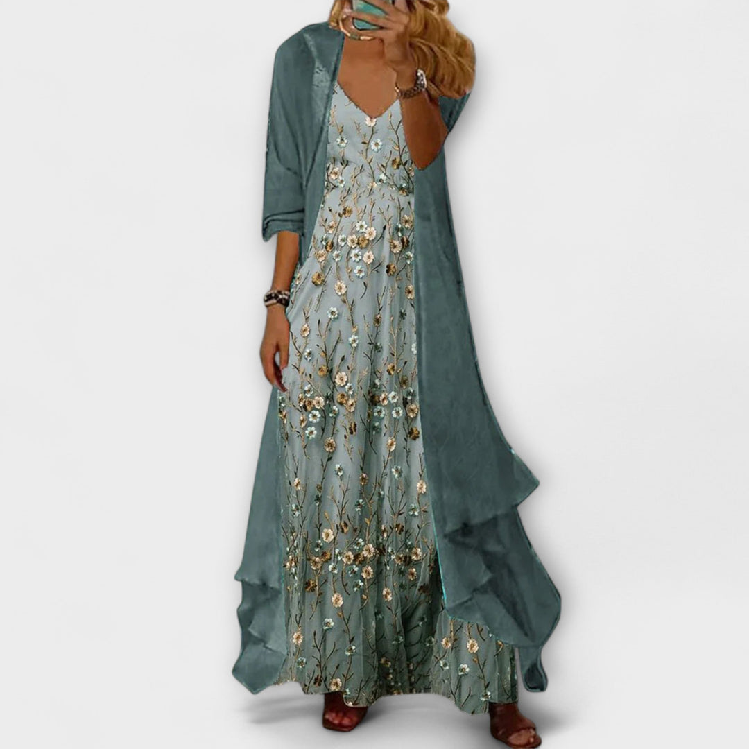 Esther | Maxi Dress and Jacket Set