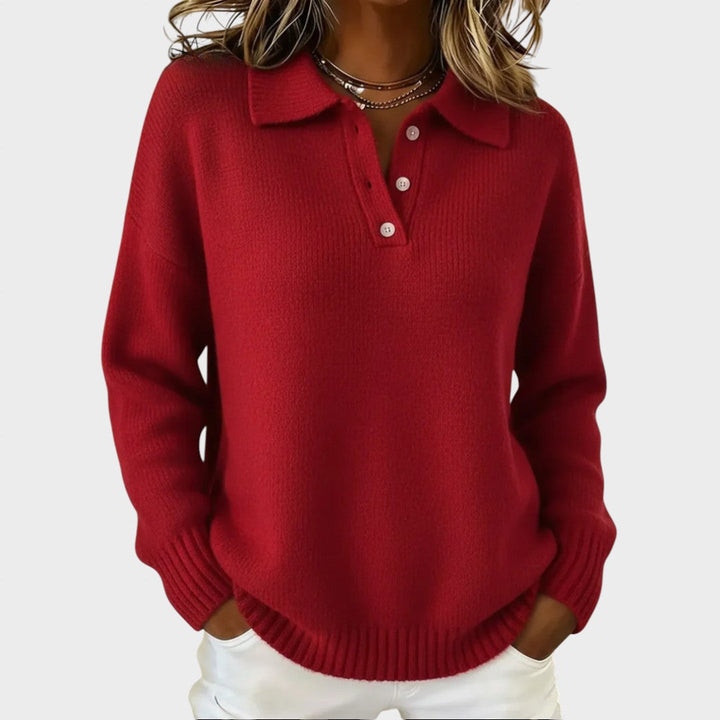 Marusa - Knitted Polo Dress