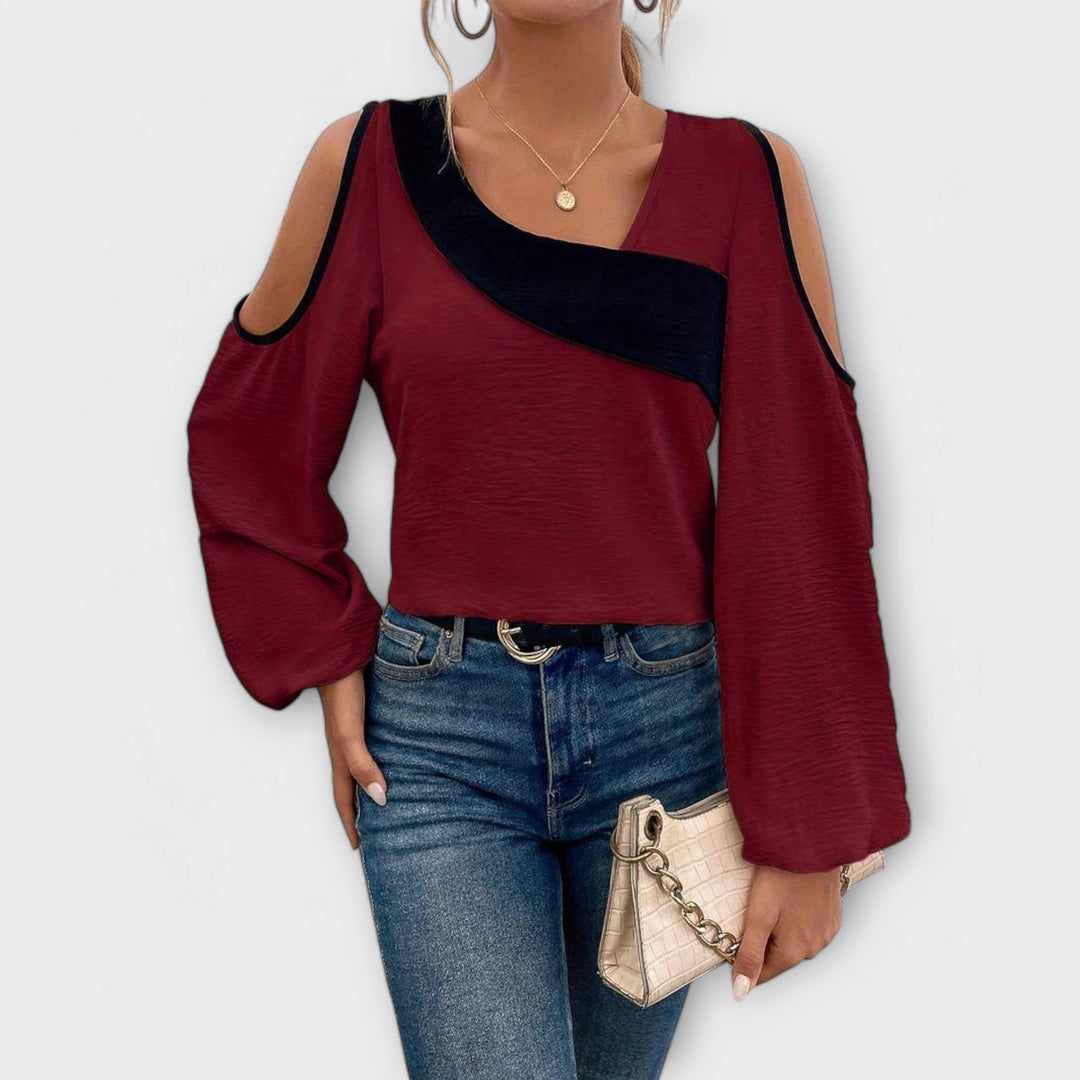 Ruby | Blouse With Square Neckline