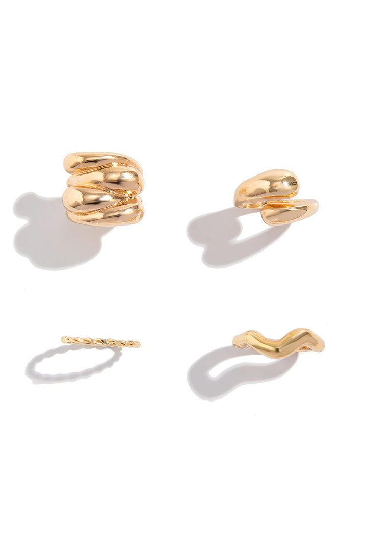 Set of 4 Metal Rings