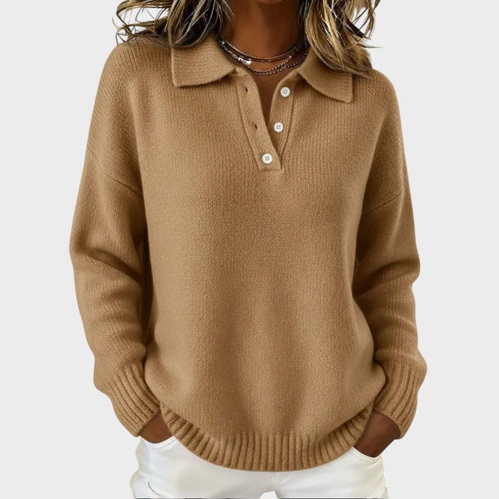 Marusa - Knitted Polo Dress