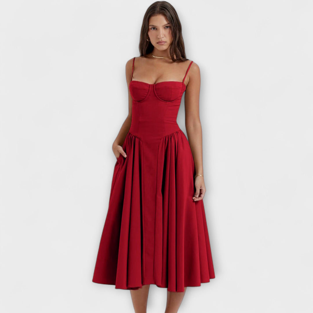 Phoebe | Sleeveless Corset Dress