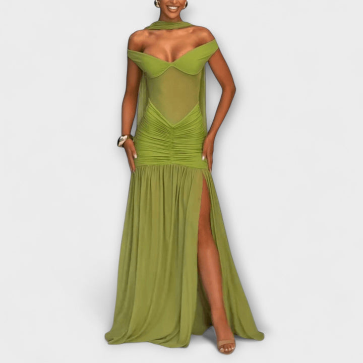 Heidi | V-Neck Maxi Dress