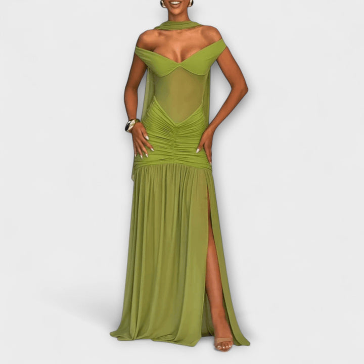 Heidi | V-Neck Maxi Dress