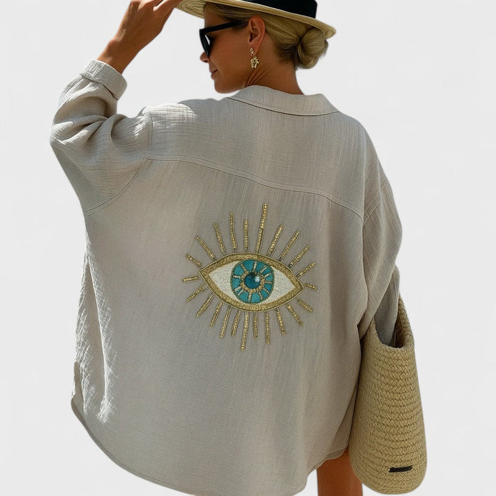 Penelope | Casual Blouse in Ibiza Style