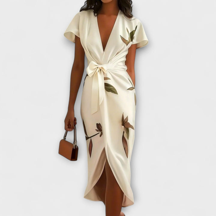 Scarlett | Satin Wrap Dress