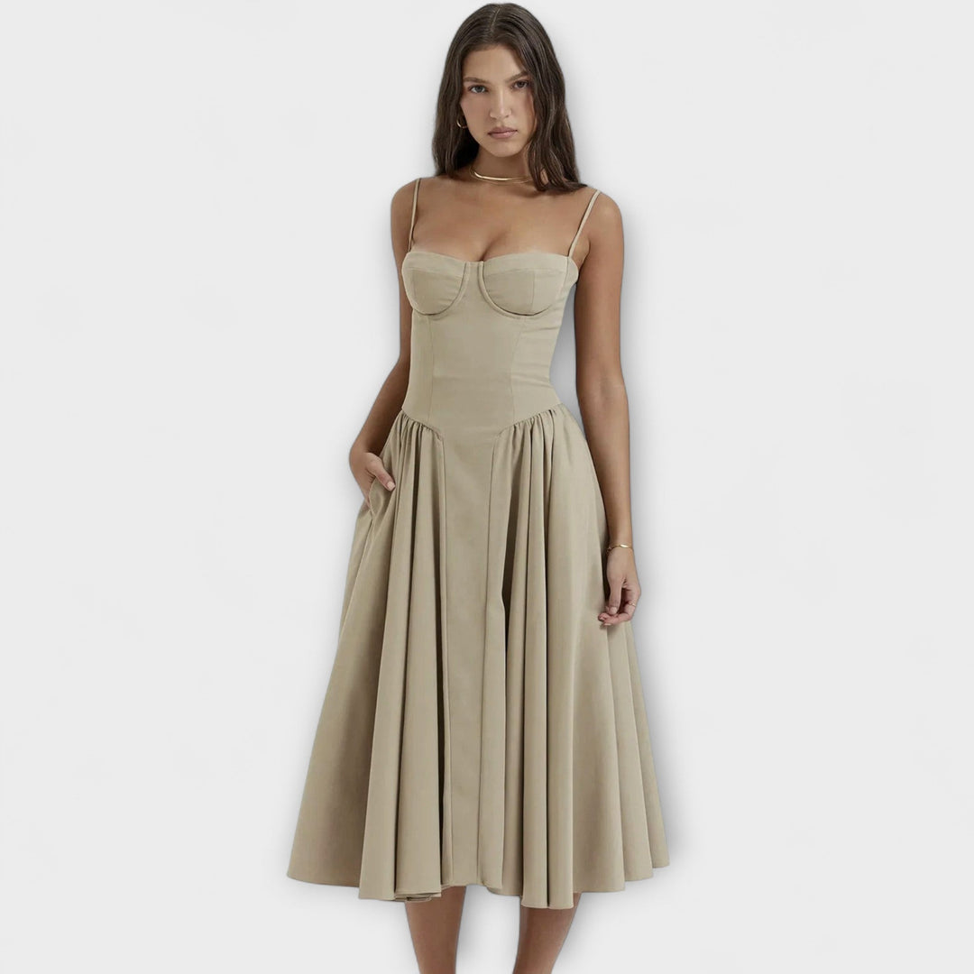 Phoebe | Sleeveless Corset Dress