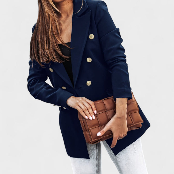 Matea™ | Coat with Detailed Buttons