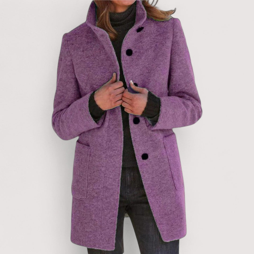 Amina™ | Classic Wool Blend Coat