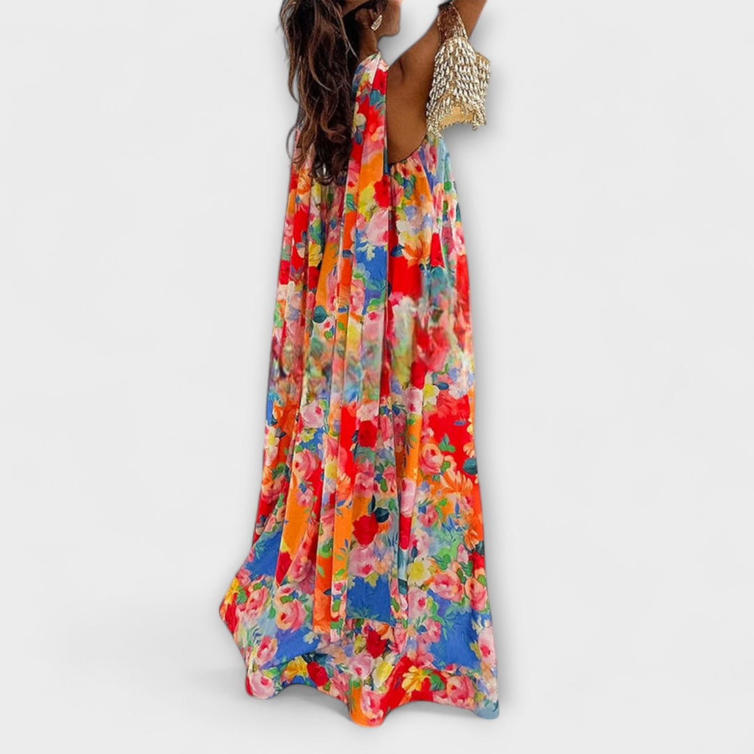 Caroline | Floral Maxi Dress