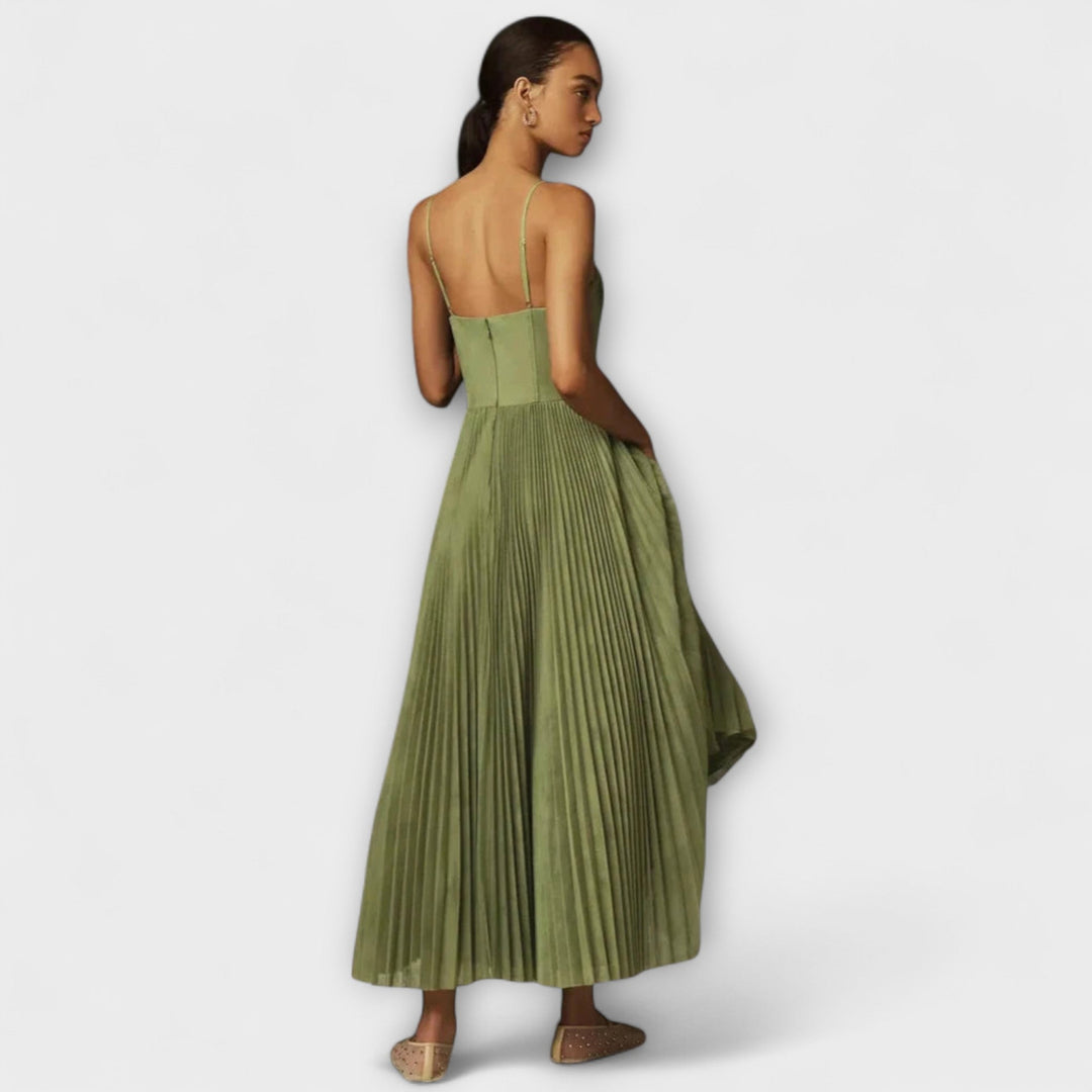 Heather | Ruched Tulle Corset Dress