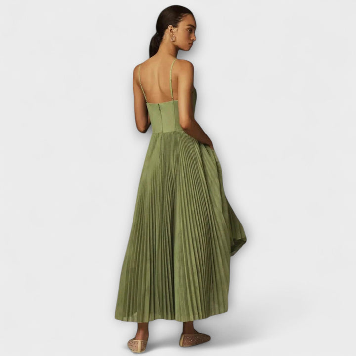 Heather | Ruched Tulle Corset Dress