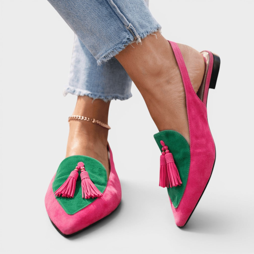 Melissa | Fringe Detail Heeled Sandals