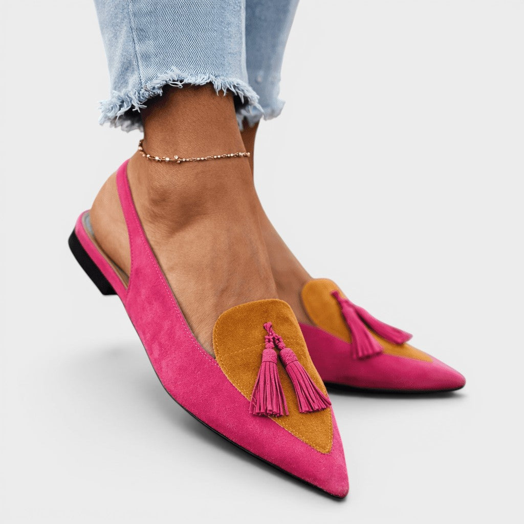 Melissa | Fringe Detail Heeled Sandals