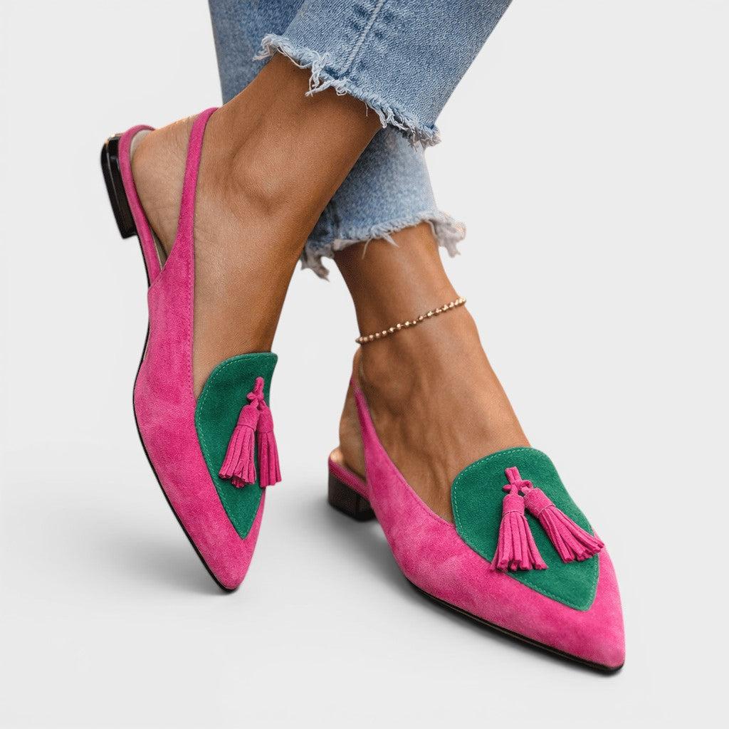 Melissa | Fringe Detail Heeled Sandals