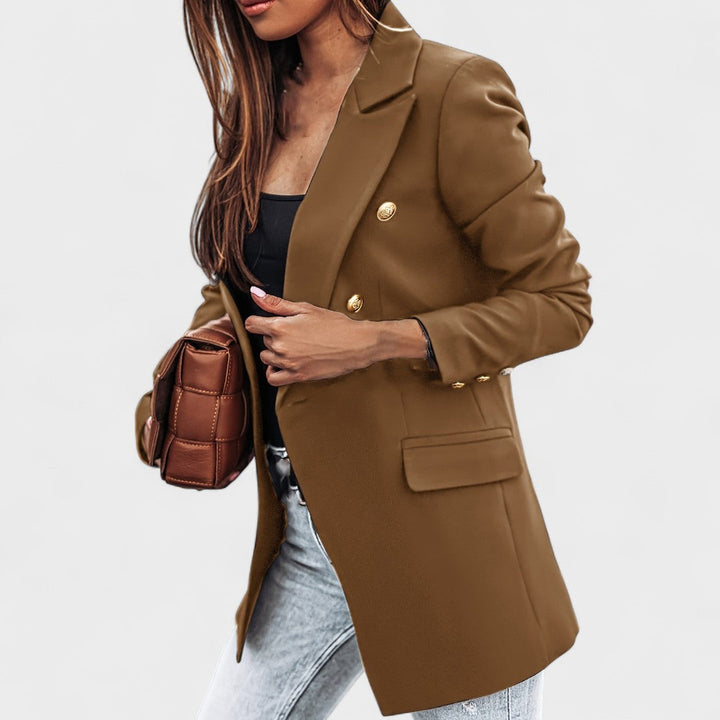 Matea™ | Coat with Detailed Buttons