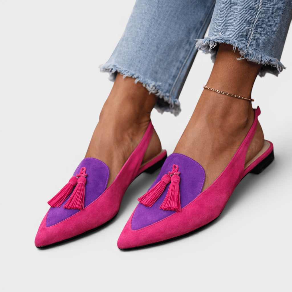 Melissa | Fringe Detail Heeled Sandals