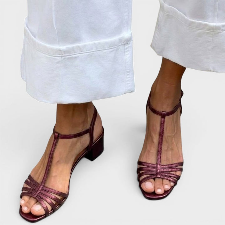 Serena | Square Heel Sandals