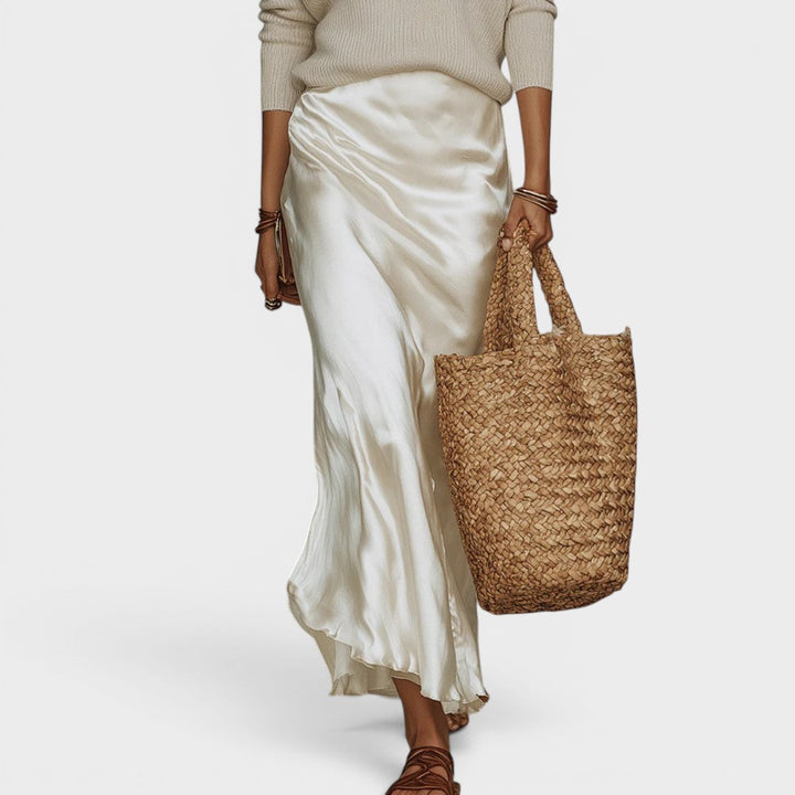 Grace | Satin Midi Dress