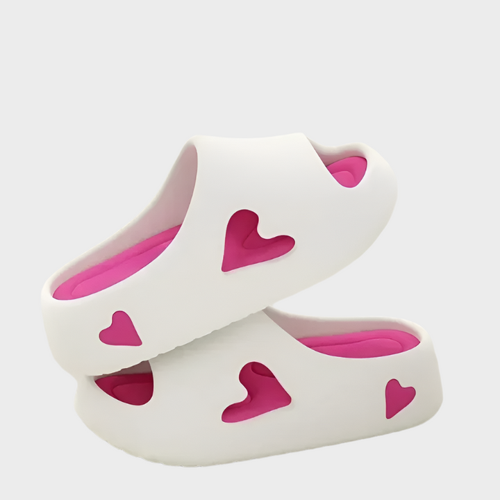 Heart-Shaped Slippers