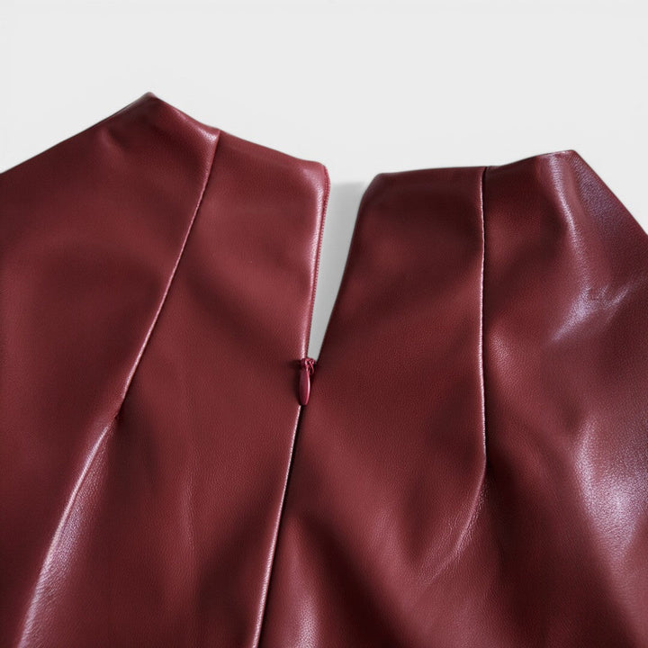Annabelle | Elegant Leather Dress