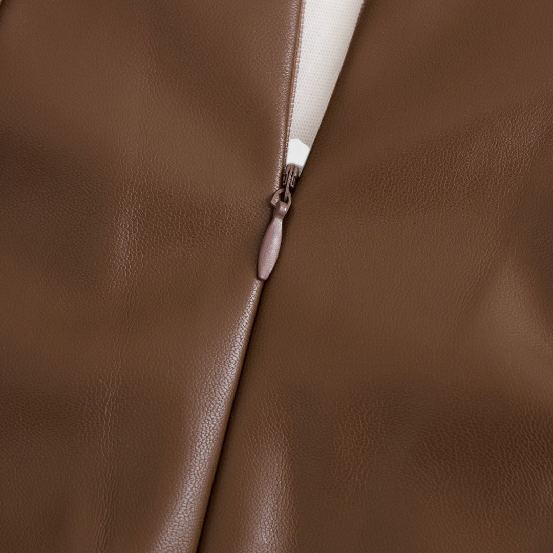 Annabelle | Elegant Leather Dress