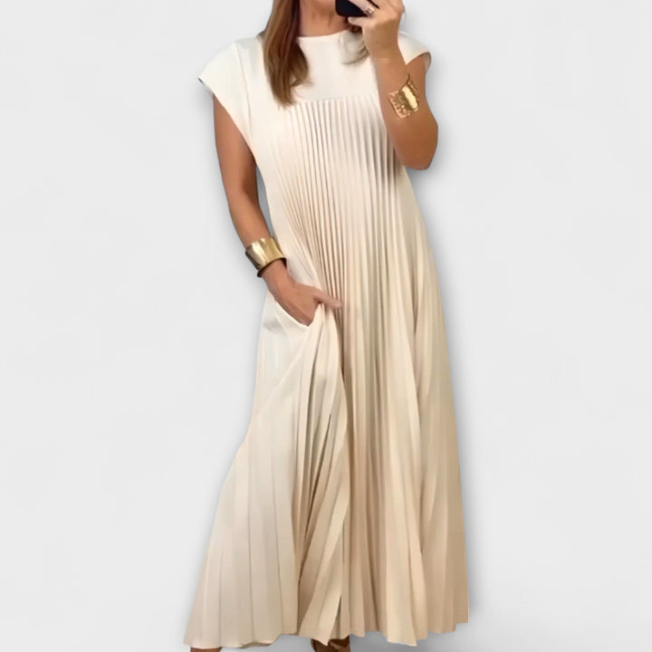 Eleanor | Elegant Pleated Dress