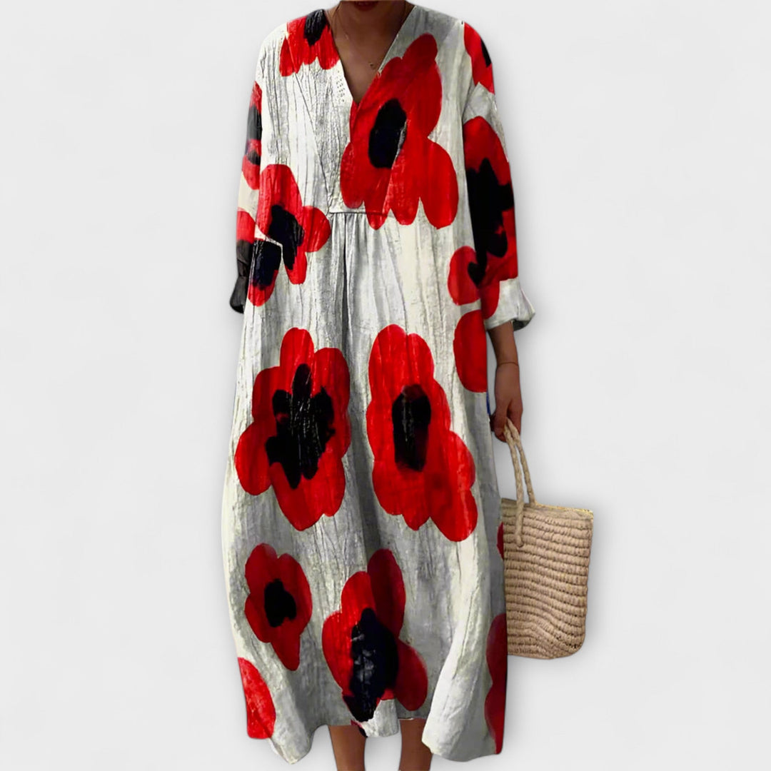 Rita | Geometric Print Dress