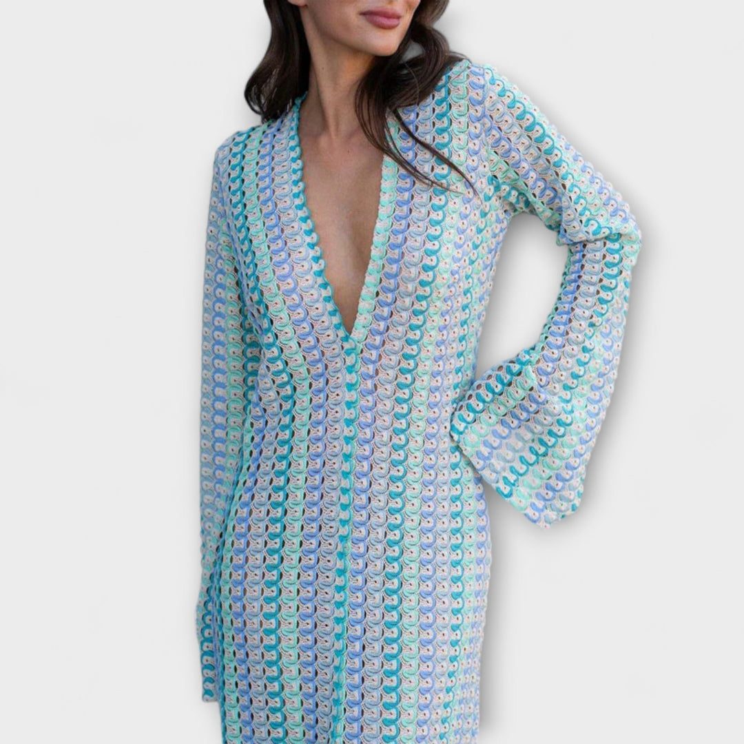 Lynette | Summer V-Neck Maxi Dress